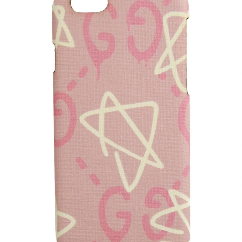 NEW GUCCI GG Ghost iPhone 7 Case pink/ white